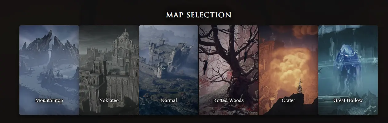 2: Map type selection